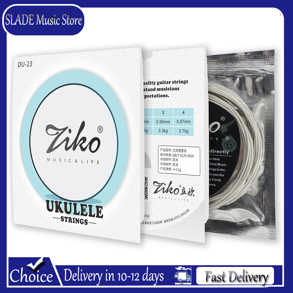 Musical Instrument With Strings - ZIKO ウクレレ弦 ソプラノ コンセト テナー 一般用途