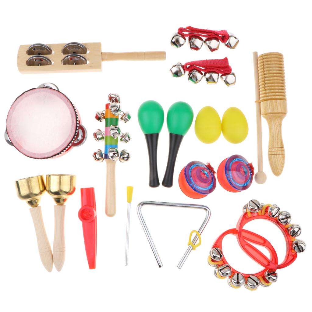 Musical Instrument Set - 幼児用楽器打楽器セット 12個 子供用 – 細かい、コーディネーション