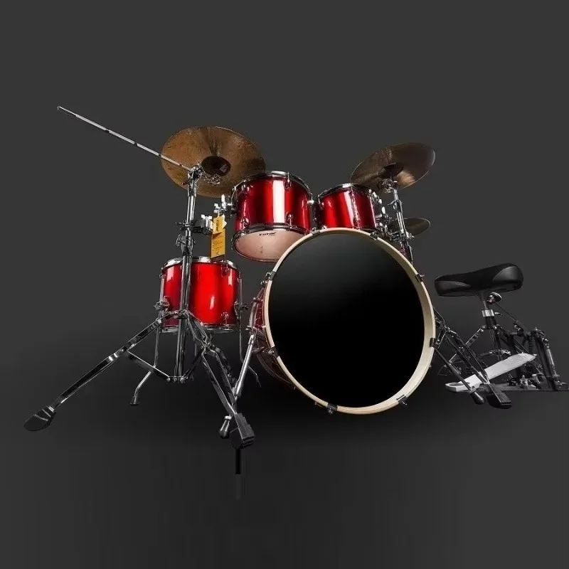 Musical Instrument Set - Aiersiブランド 大人用サイズ 5ピースドラムセット カラーウッド プロ仕様パーカッション楽器 カスタムロゴ