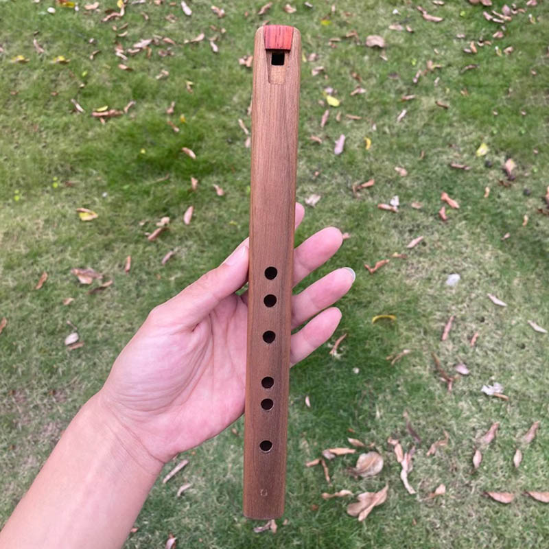 Wooden Flute Native - 6穴ショートフルートGキー木製プロフェッショナルピッコロ伝統的なポータブルレコーダー楽器ネイティブアメリカンホイッスルフルート