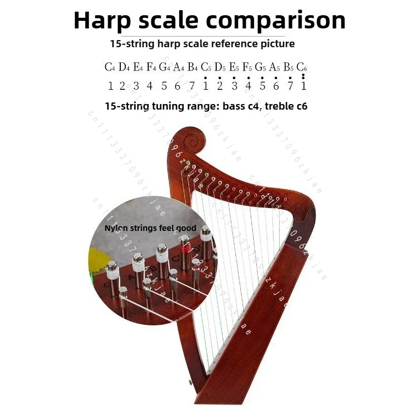 手作り 15 トーンハープサウンドセラピーポータブル初心者学 - Musical Instrument With Strings のレビューと価格