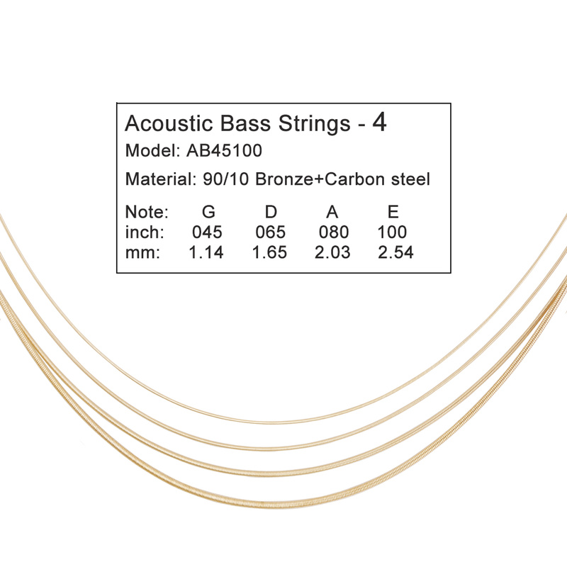 4弦アコースティックベース防錆リンブロンズアコースティックギ - Musical Instrument With Strings のレビューと価格