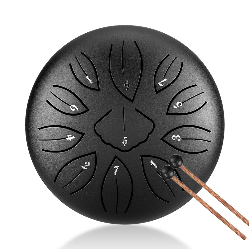 Hluru スチールタンドラム 6インチ 11音 C5キー  - Musical Instrument Note のレビューと価格