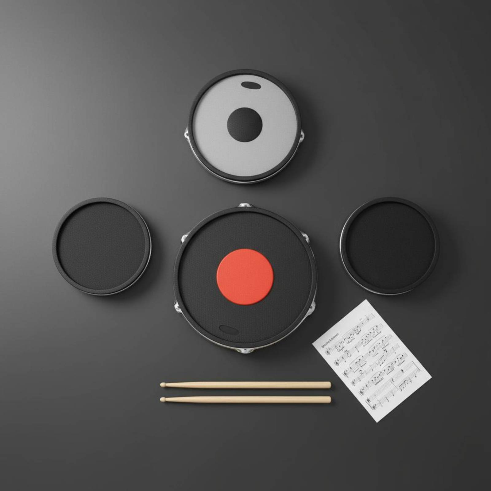 ゴム製ドラム＆シンバルミュート、ノイズリダクションドラムミュ - Musical Instrument Set のレビューと価格