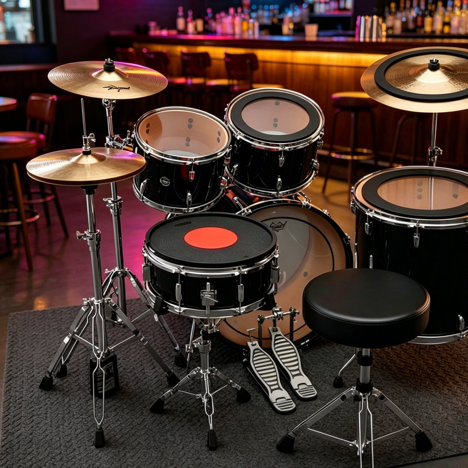 ゴム製ドラム＆シンバルミュート、ノイズリダクションドラムミュ - Musical Instrument Set のレビューと価格