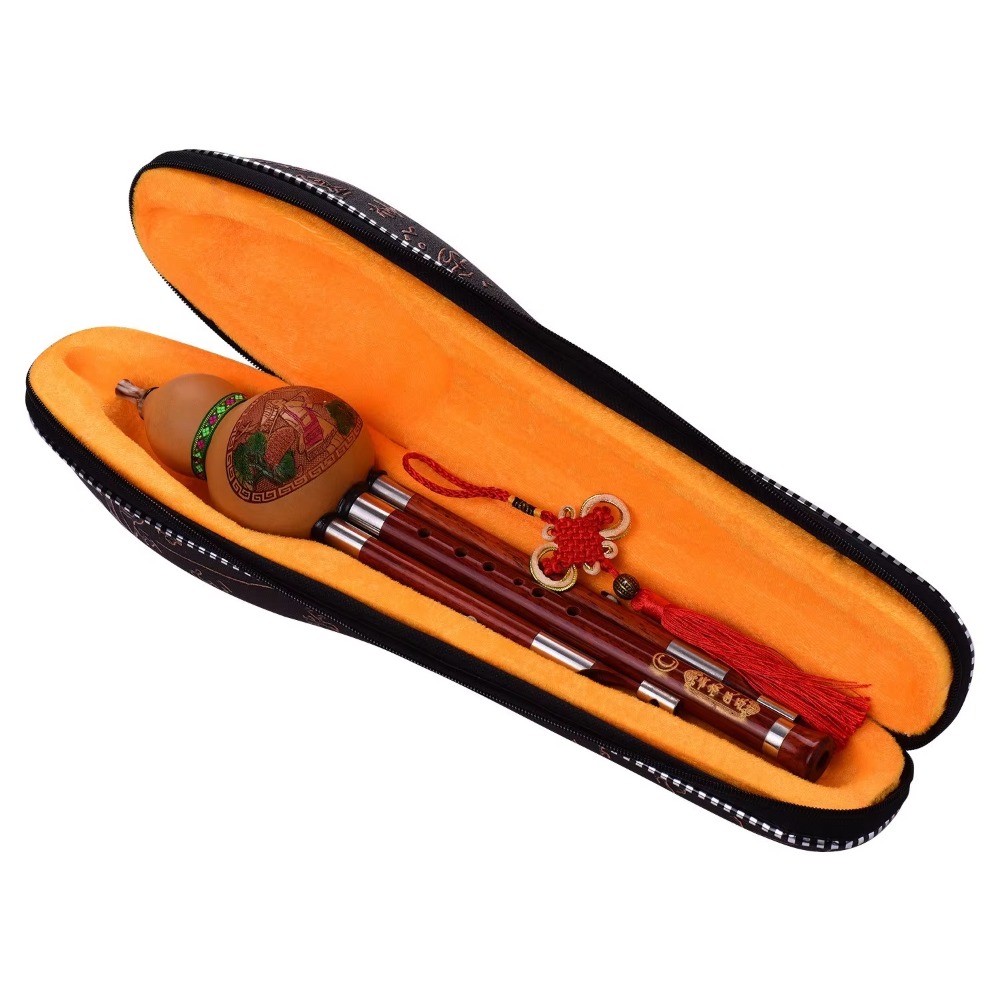 3トーンCキー フルート型笛 木製管 中国伝統楽器 中国結び - Musical Instrument With A のレビューと価格