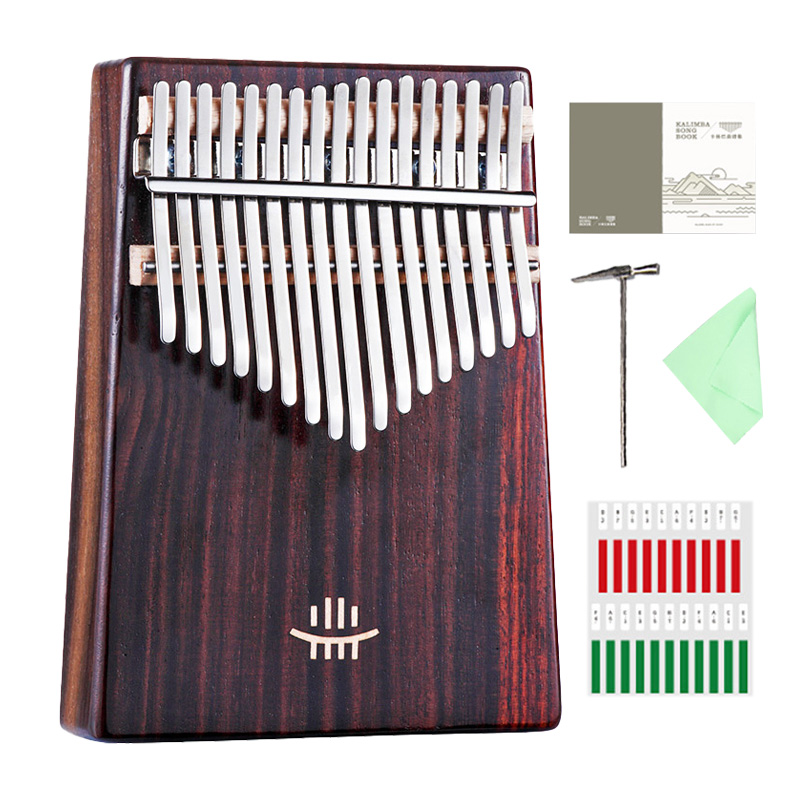 Hlururu-完全な無垢材のカリンバサムピアノ、穴のある1 - Musical Instrument Sounds のレビューと価格