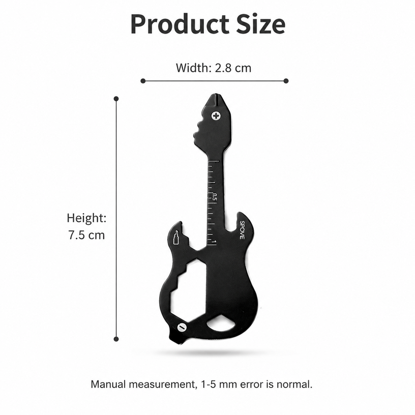 ミニビールボトルオープナー、創造的な楽器スタイルのキーホルダ - Musical Instrument With A のレビューと価格