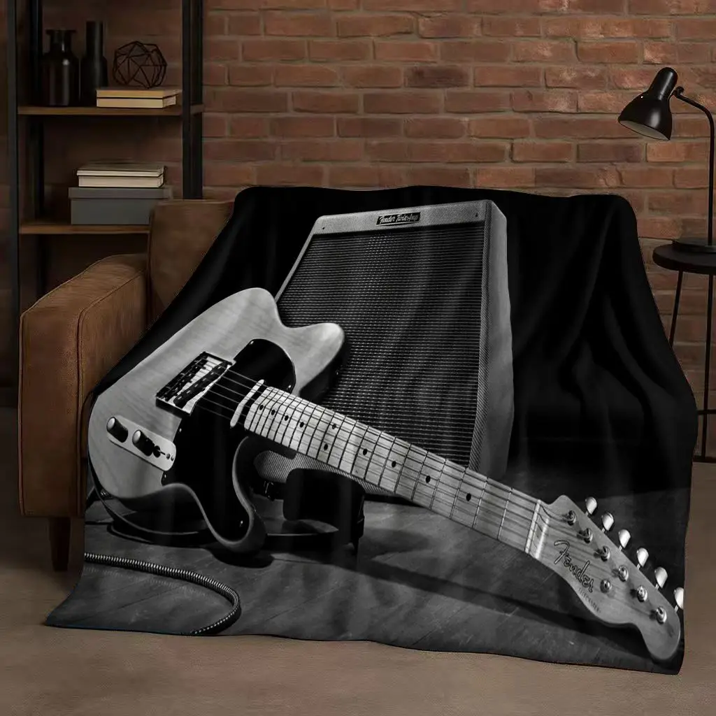 HD F-Fender ギター楽器サインフランネルブランケッ - Musical Instrument Sign のレビューと価格