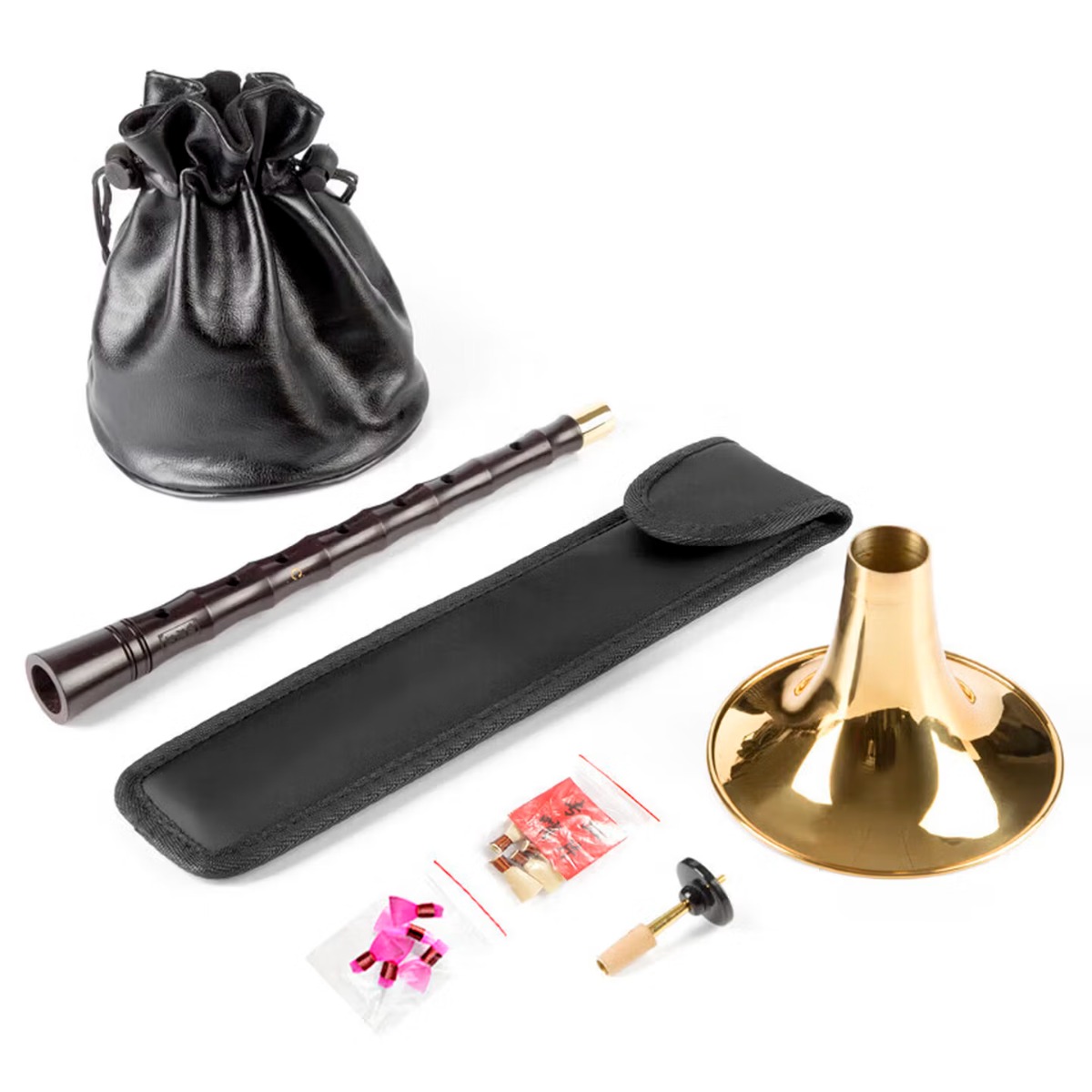 黒檀木製スオナホルン Dキー コンプリートセット 初心者から - Musical Instrument With A のレビューと価格