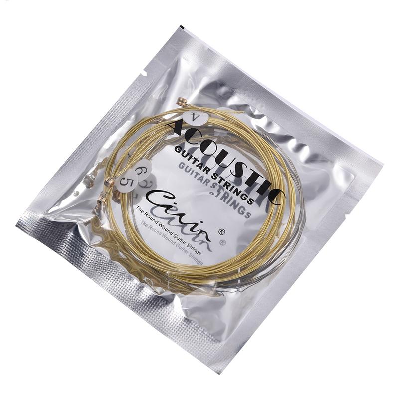 熱い販売 6 ピース/セットアコースティックギター弦真鍮六角 - Musical Instrument With Strings のレビューと価格