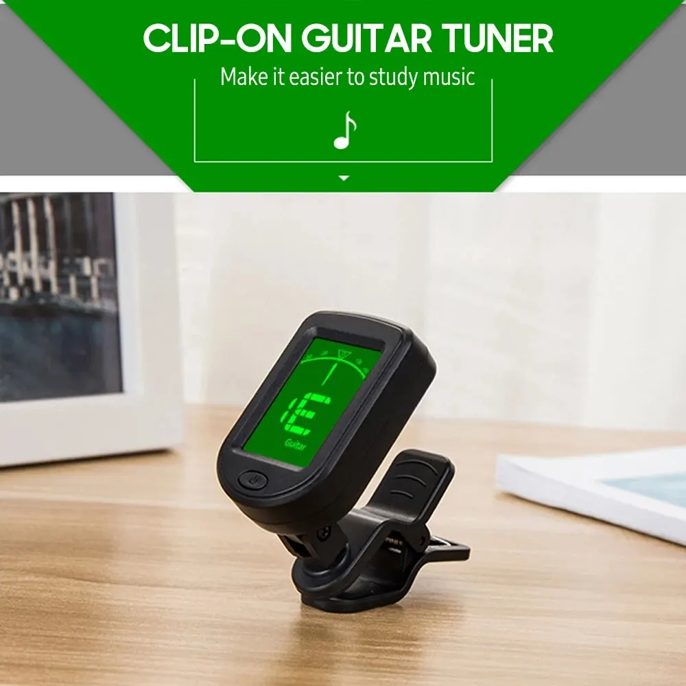 T-02 ギターチューナークリップオンクロマチックデジタルチ - Musical Instrument Note のレビューと価格