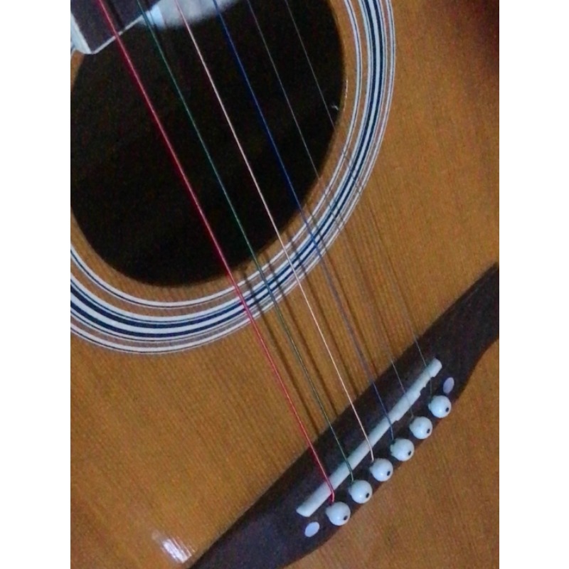 木製アコースティックギター第 2 弦パックフォークギター弦  - Musical Instrument With Strings のレビューと価格